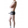 WangJiang Nylon Mesh Boxer Shorts with Cock Sock