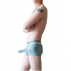 WangJiang Nylon Mesh Boxer Shorts with Cock Sock