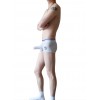 WangJiang Nylon Mesh Boxer Shorts with Cock Sock