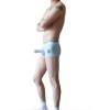 WangJiang Nylon Mesh Boxer Shorts with Cock Sock