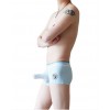 WangJiang Nylon Mesh Boxer Shorts with Cock Sock