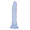 Summer Vibe 7.95 Inch Crystal Clear Pink Suction Cup Dildo